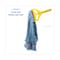 Boardwalk 1 in Looped-End Wet Mop, Blue, Cotton/Synthetic, PK12, BWK503BLNB BWK503BLNB - alternate 6